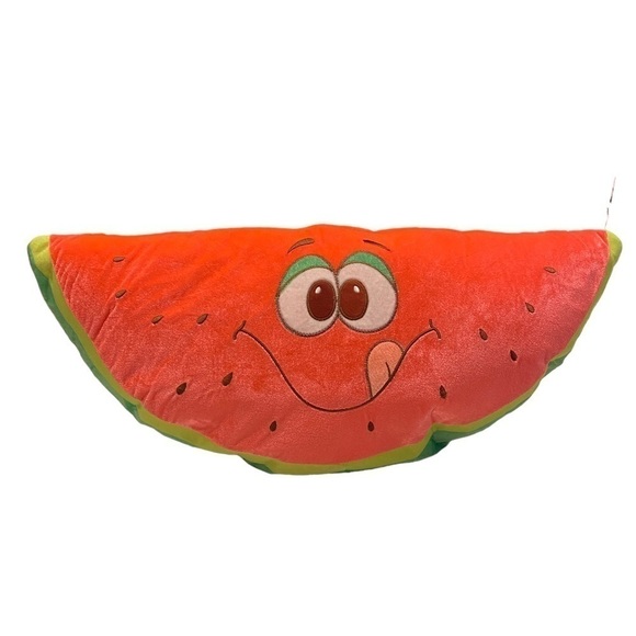 Goffa 25" GIANT WATERMELON STUFFED PLUSH PILLOW DOLL BIG LARGE HUGE FRUIT - Picture 1 of 12